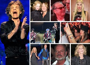Seleb Nonton Rocker Gaek The Rolling Stones di LA